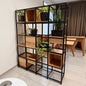 Cabinet with Display Unit steel and MDF 200x160x40 - SWD9