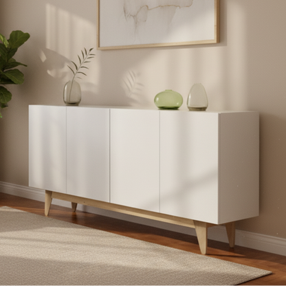 Buffet White and Beige - BUF36