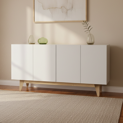 Buffet White and Beige - BUF36