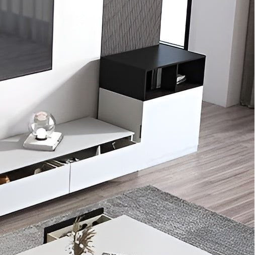 Living Room Set Black & White - 300 x 40 x 40 cm - TVCT20