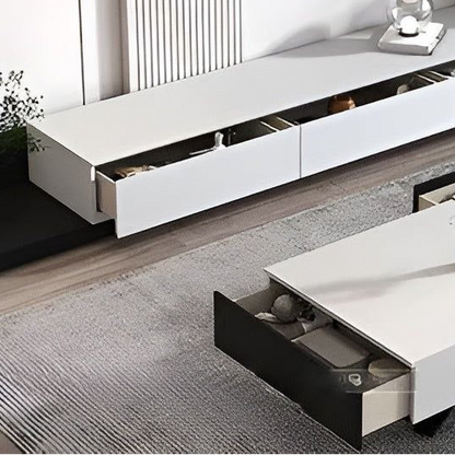 Living Room Set Black & White - 300 x 40 x 40 cm - TVCT20