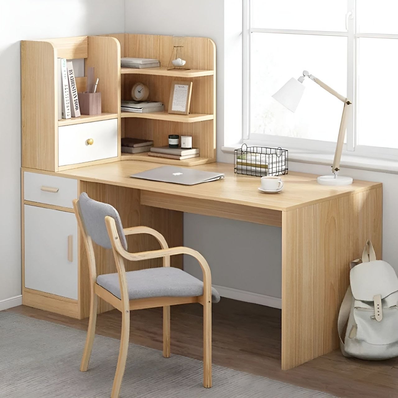 Desk Black & White - 120 x 50 x 160 cm - WDSK16