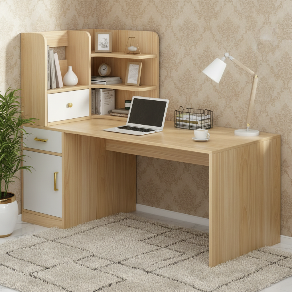 Desk Black & White - 120 x 50 x 160 cm - WDSK16