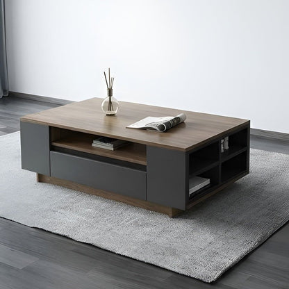 Living Room Set Black & Wooden - TVCT30