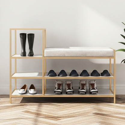 Iron gold shoe bench - SRS44