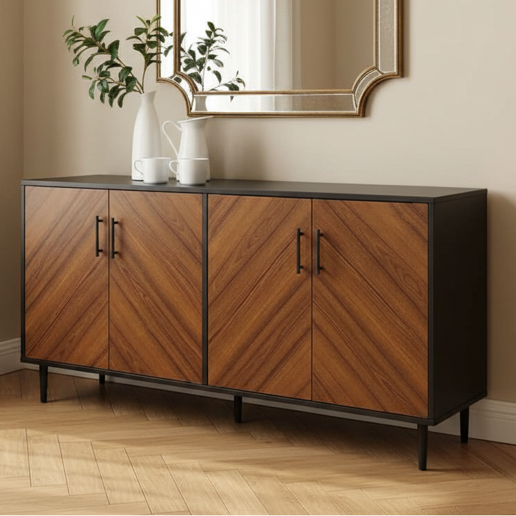 Buffet Black and Brown - BUF38