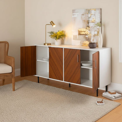 Buffet White and Brown - BUF37
