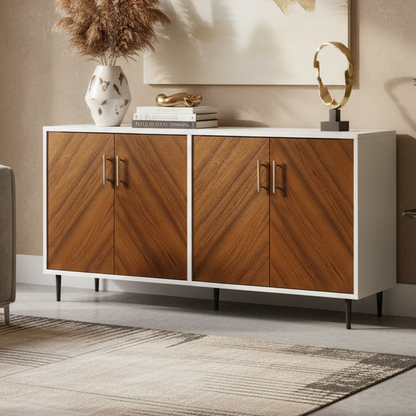 Buffet White and Brown - BUF37