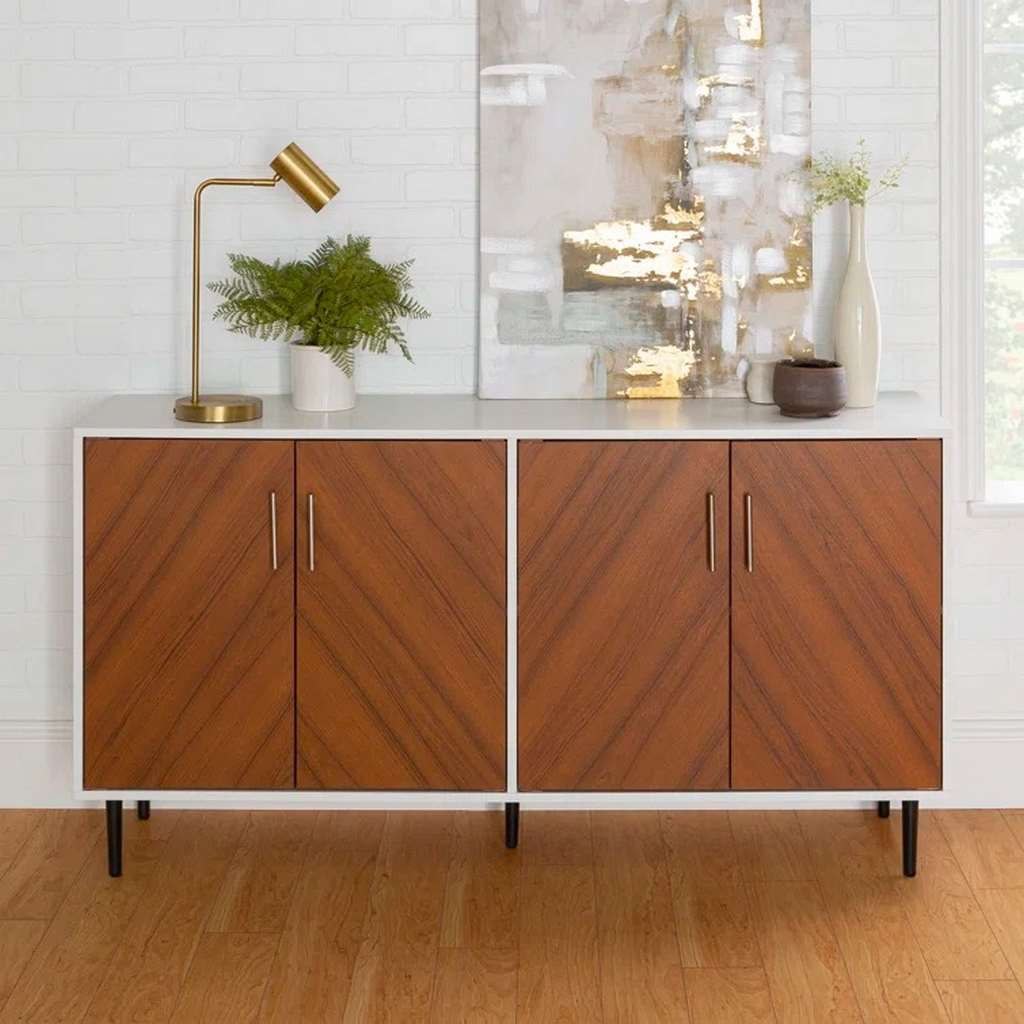 Buffet White and Brown - BUF37