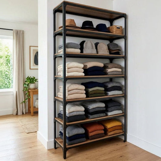 steel and MDF wood Display unit - SW18
