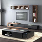 TV Unit and Coffee Table black and brown - TVCT12