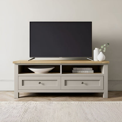 Tv Unit Wooden & Grey - 120 x 40 x 40 cm - TVUO5