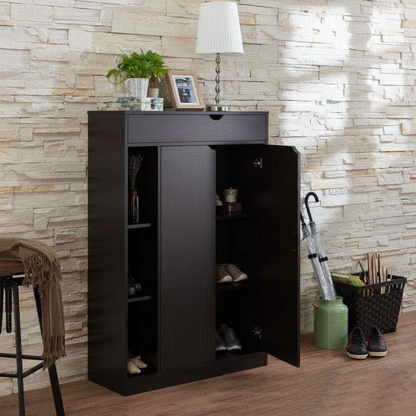 Shoe Closet Black 80 x 40 x 120 - WSH41