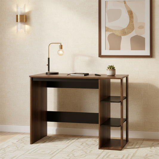 Desk Brown & Black - 100 x 50 x 80 cm - WDSK17