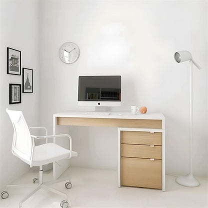 Desk Wooden & White - 120 x 50 x 75 cm - WDSK25