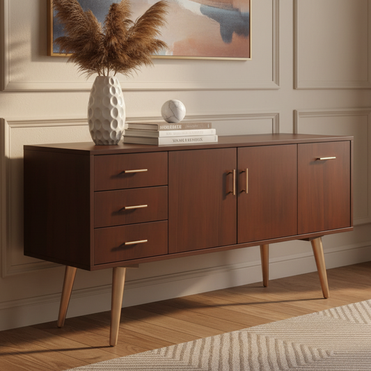 Buffet | Brown & Gold | 150 x 40 x 80 - BUF3