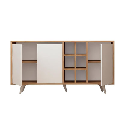 Buffet | White & Wooden - BUF47