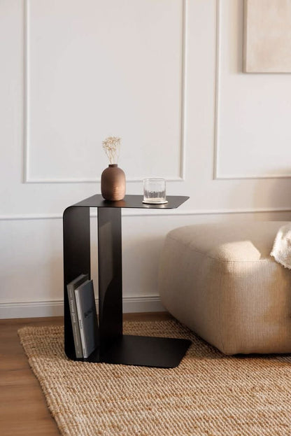 Coffee Table with 1 shelve black 75×50×45 - AA4