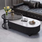steel , wood and glass nesting coffee table - BB20