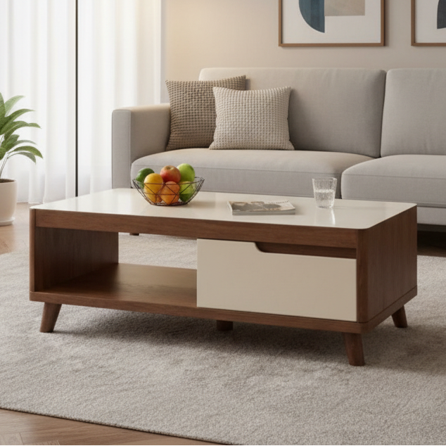 Living Room Set brown and White - TVCT4