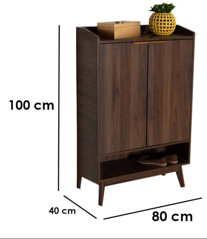 Shoe Closet Brown 80x40x100 - WSH39