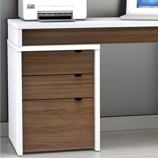 Desk Wooden & White - 120 x 50 x 75 cm - WDSK26