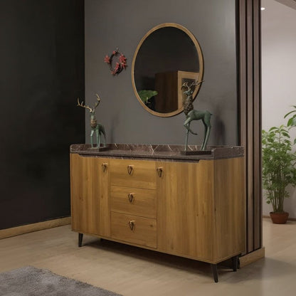 Buffet | Marble & Wooden | 180 x 40 x 90 - BUF4