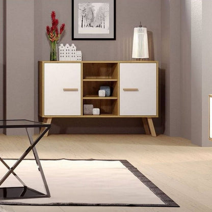Buffet White and Beige - BUF44