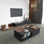 TV Unit and Coffee Table brown and black - TVCT9
