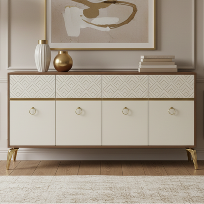 Buffet | Brown & Beige | 180 x 40 x 90 - BUF5