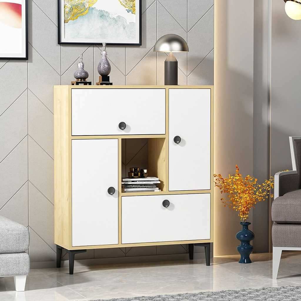 Buffet White and Beige - BUF22