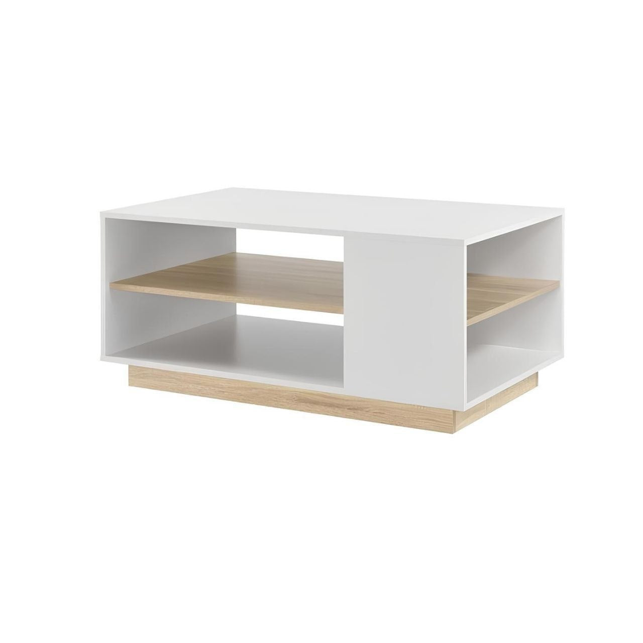 Table Unit White & Wooden - WCT41