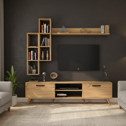 Tv Unit Wooden - 160 x 40 x 40 cm - TVUO11