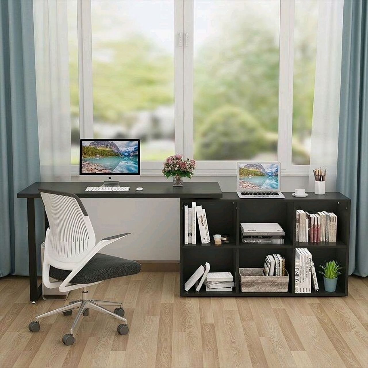 Desk Black - 120 x 50 x 120 cm - WDSK40