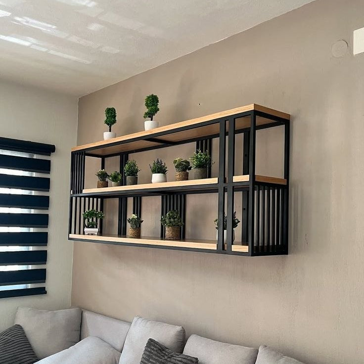 Iron and counter wood Display unit - SW37