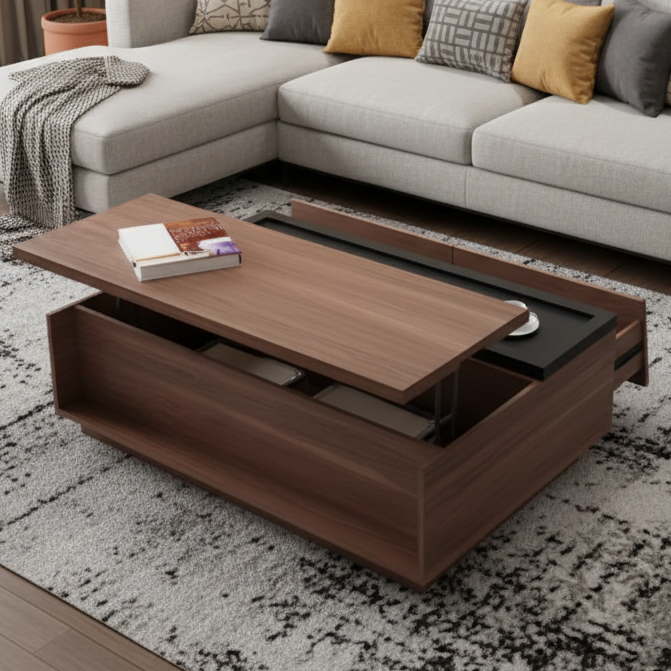 Living Room Set brown and black - TVCT7