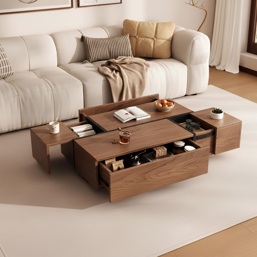 Table Unit Brown - 120 x 70 x 40 cm - WCT1