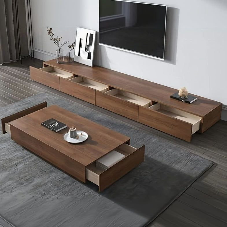 Living Room Set Brown - 240 x 40 x 40 cm - TVCT14