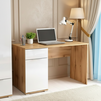 Desk Wooden & White - 120 x 50 x 80 cm - WDSK20