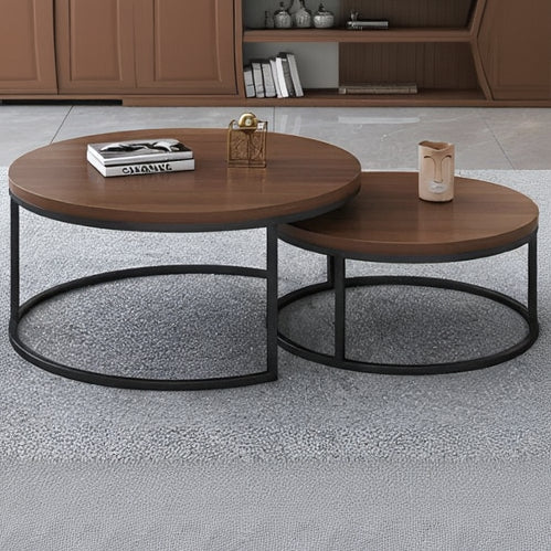 TV Unit and Coffee Table brown and black - TVCT1